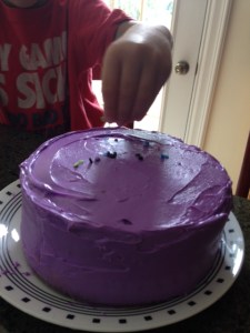 Out comes the sprinkles....